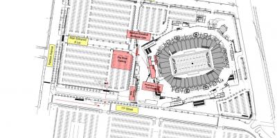 Lincoln financial field parkeringsplassen kart
